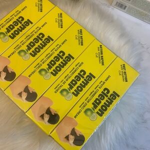 Lemon Clear Acne Cream Pack - Bright Yellow Boxes Pack Of 5